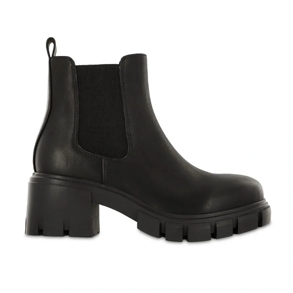 MIA Ivy Black Chunky Chelsea Boots in size 9 - Picture 2 of 8